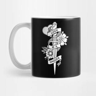 Love is a Dagger Mug